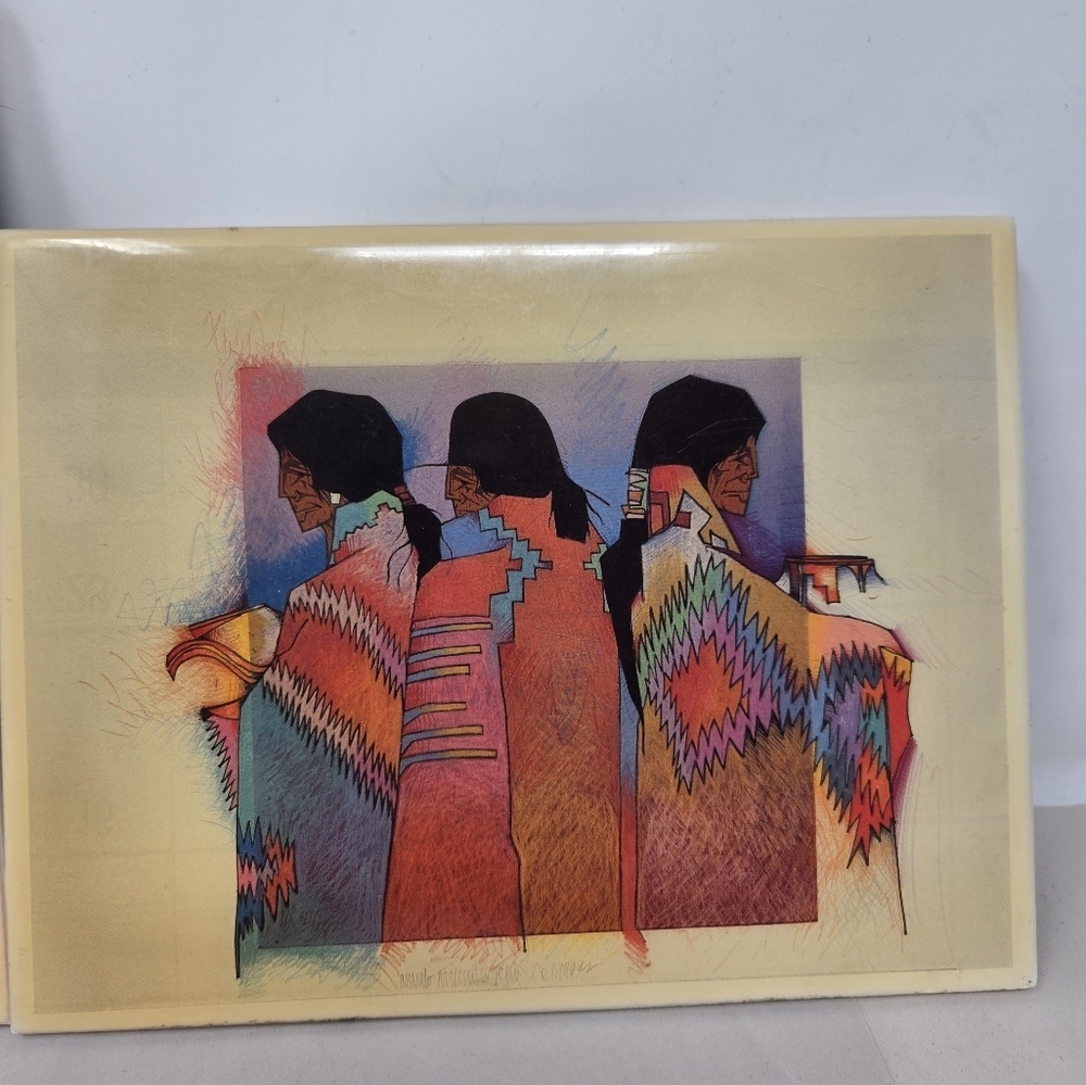 Amado Pena Designs Of The Southwest Art Tiles Hang On Wall Sit On Table Or Desk - Picture 3 of 16